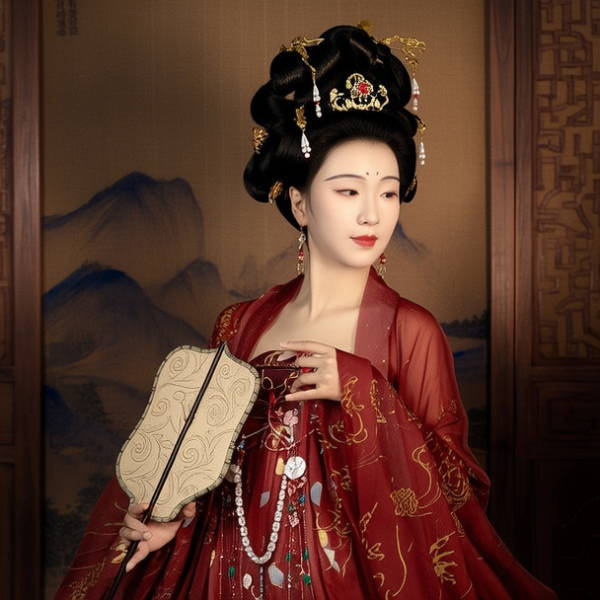 王昭君：汉朝的和亲公主，以美貌著称。