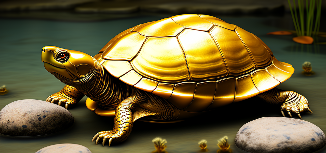 黄金巴西龟图片