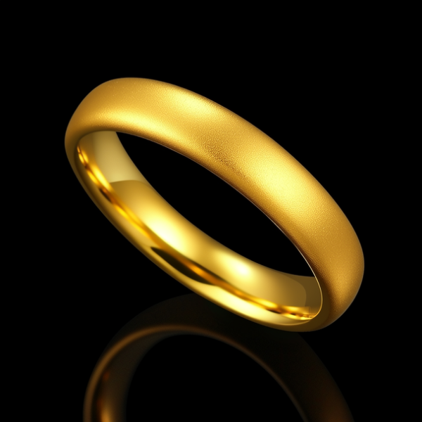 光圈金戒指图片
