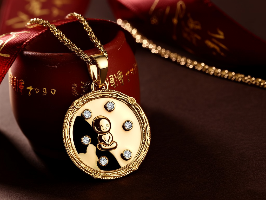 婴儿金项圈图片