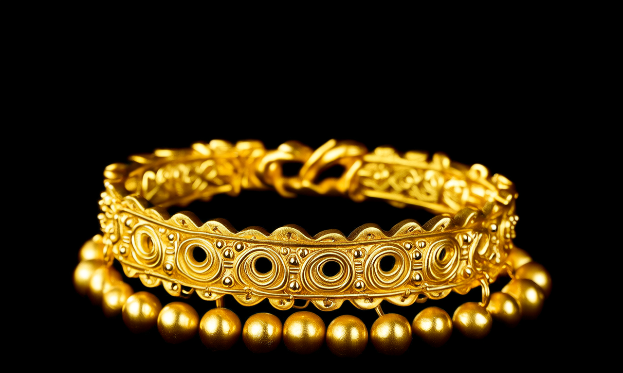 古法黄金首饰图片