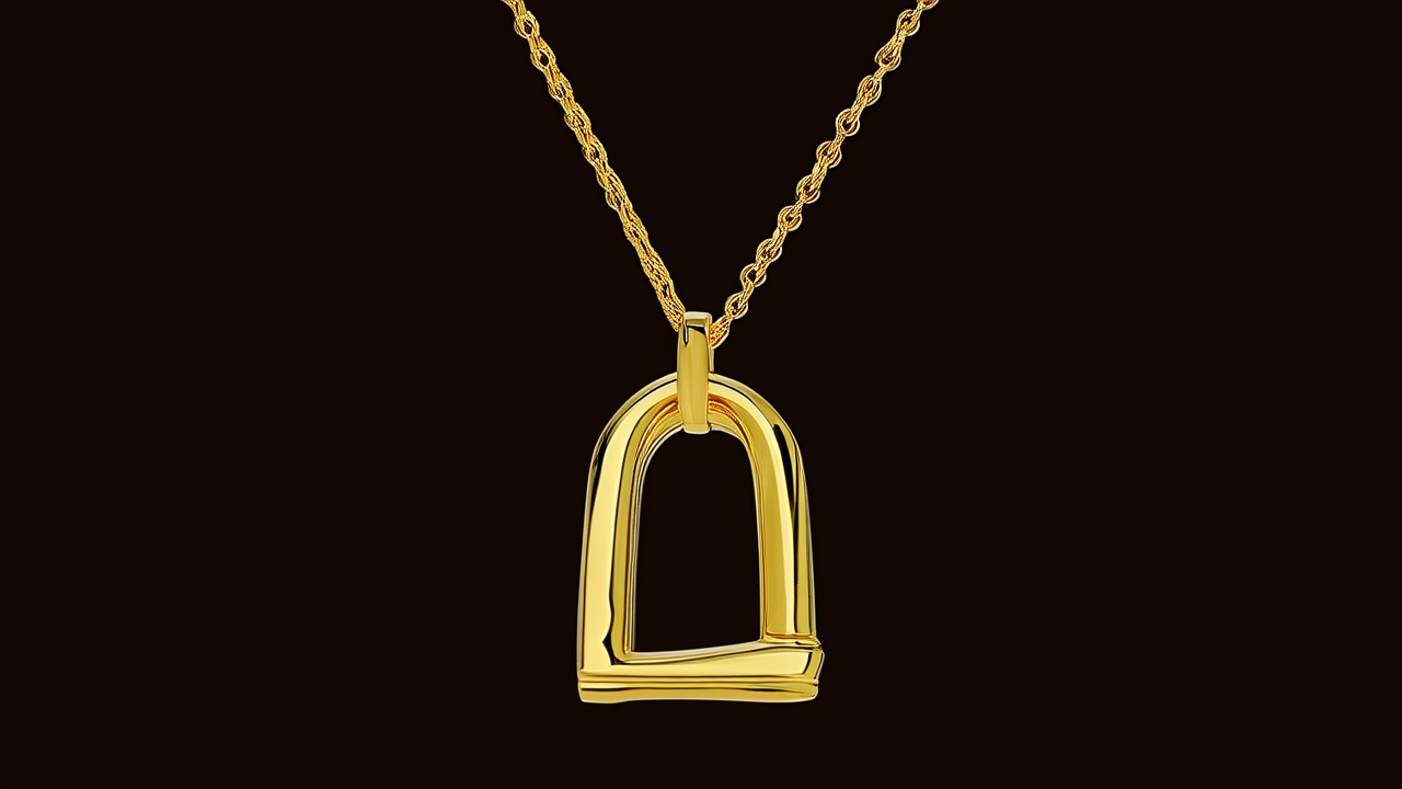 黄金吊坠样式图片