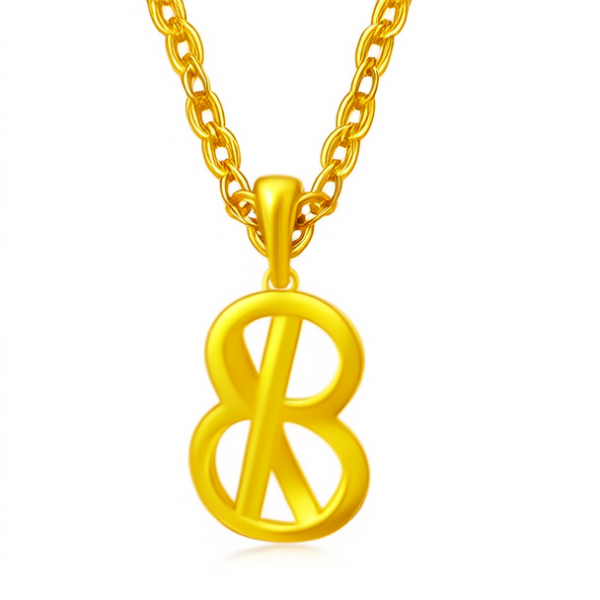 黄金项链8克图片