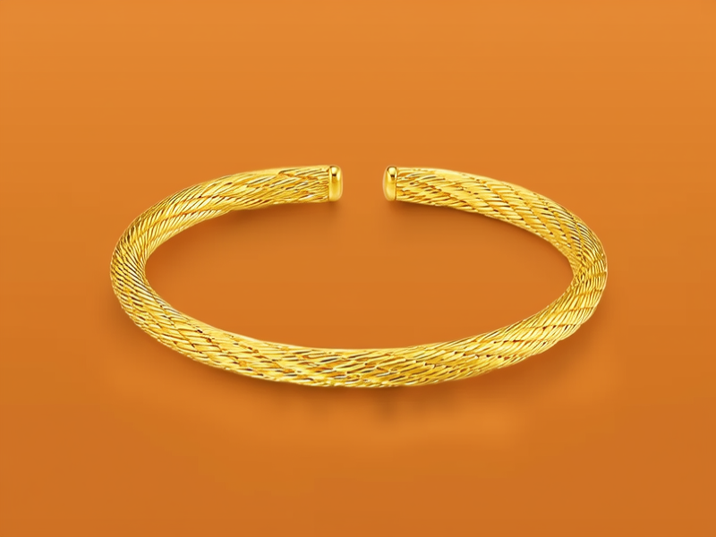 二十克的黄金手镯图