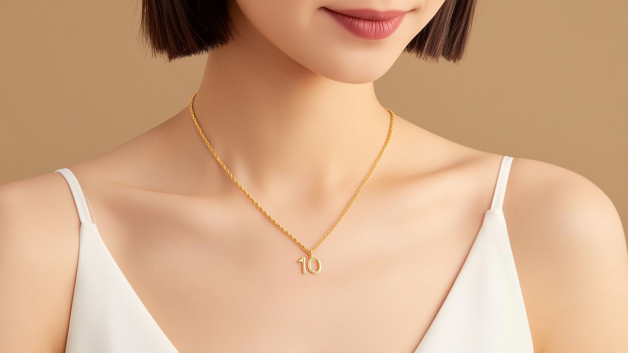 10克的金项链图片