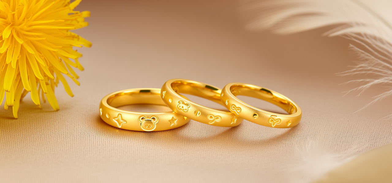 儿童金戒指图片大全