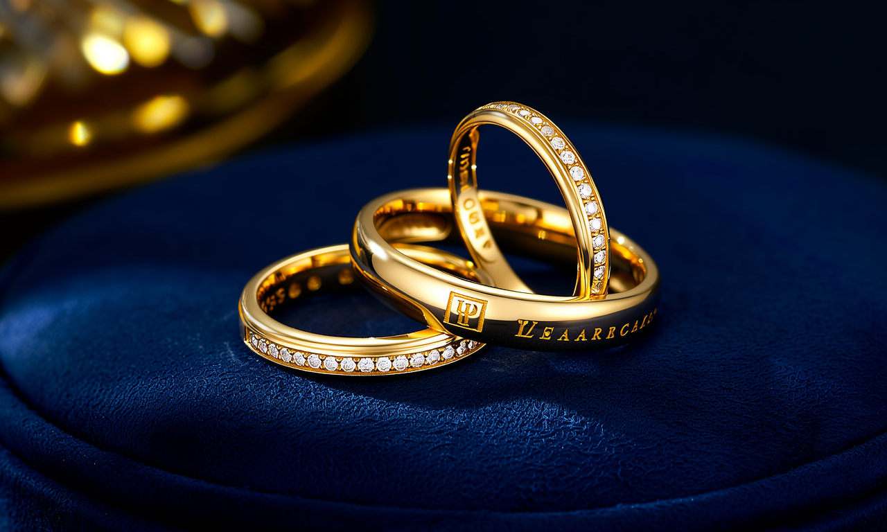 黄金戒指的图片大全