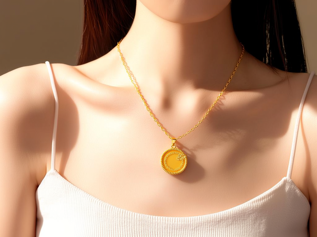 二十克的黄金项链图片