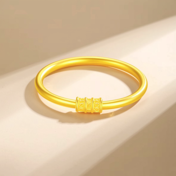 纯金手镯图片女款大全