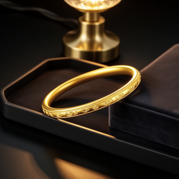 100克的黄金手镯图片